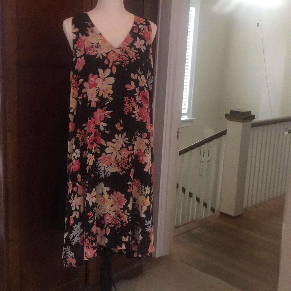 Beautiful lined asymmetrical summer dress
